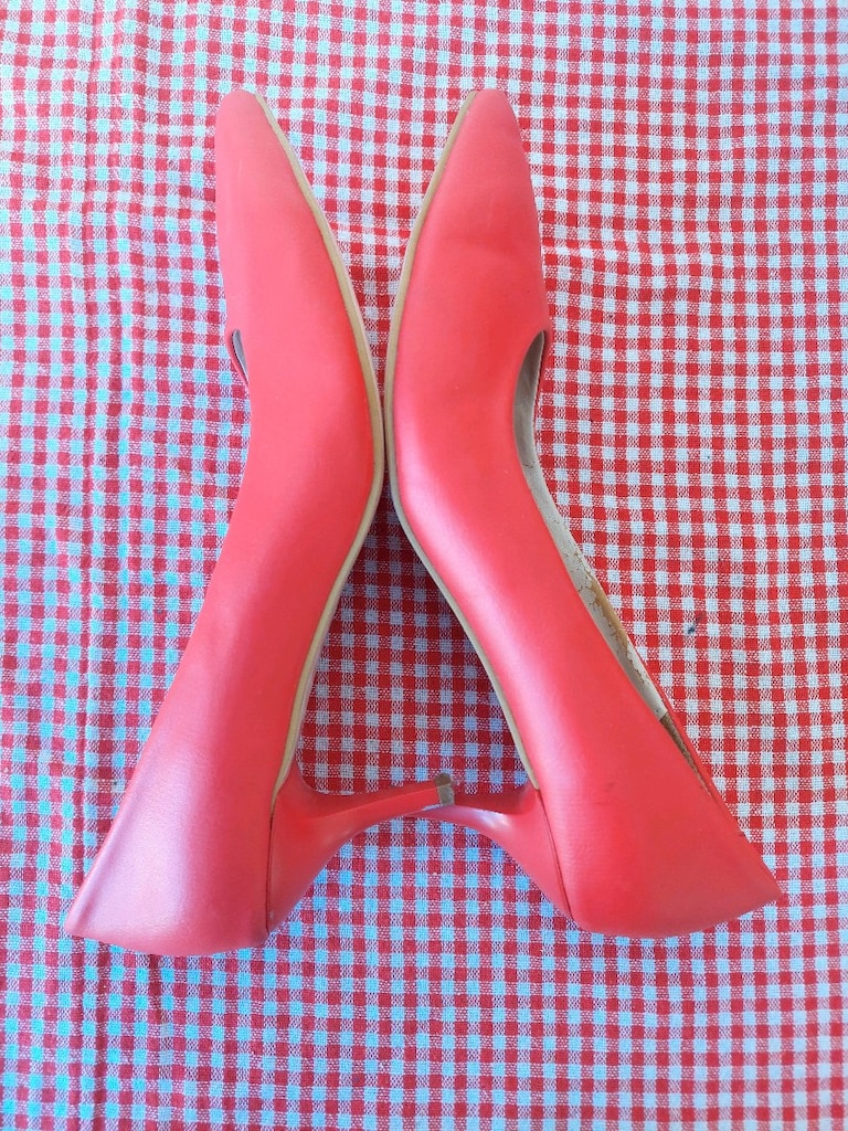 Carmen's mercan Kırmızı Stiletto Ayakkabı - 5