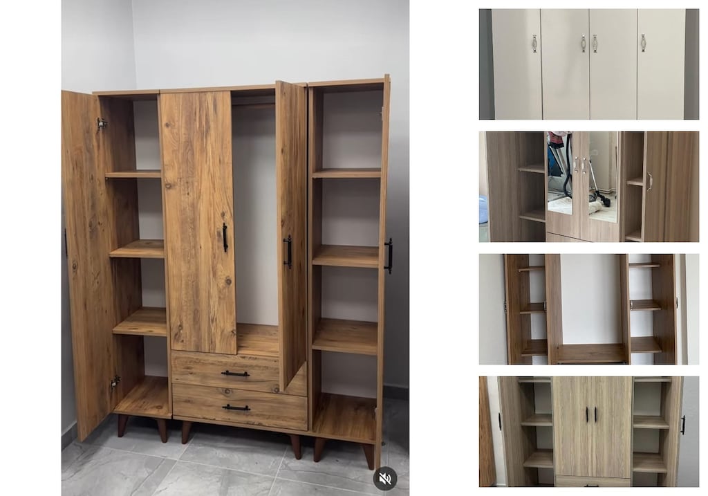 4 kapaklı elbise dolabı khgvhiiefz - 3