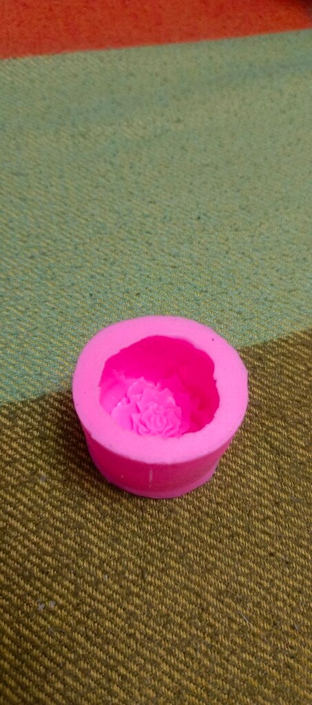 silikon mum kalıbı gül - 2