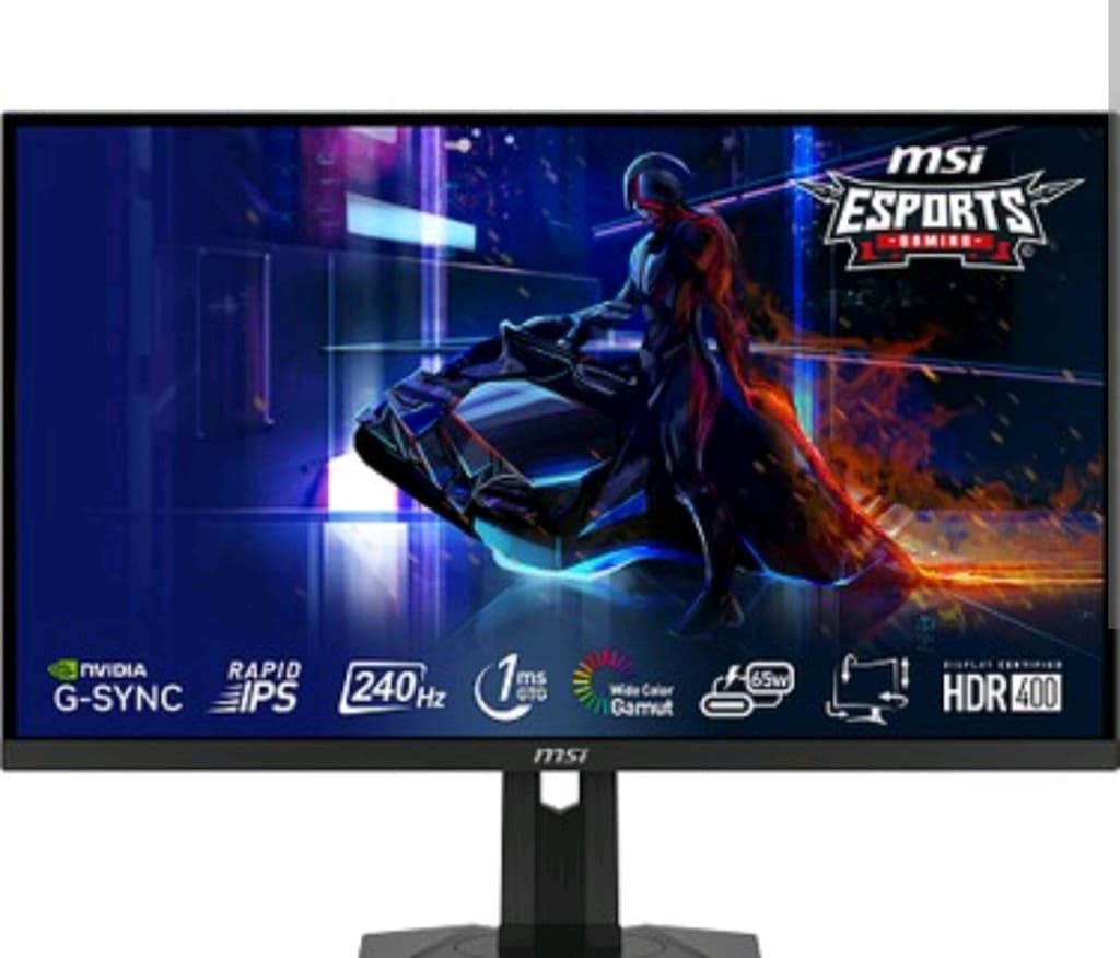 msi 240 hz g-sync teknolojili HDR modlu 27 inch monitör - 6