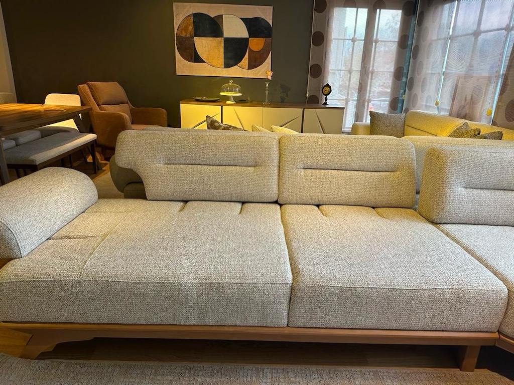Sıfır.. Açilabilir Yatakli 270x320 London L Köşe Koltuk Takimi - 3