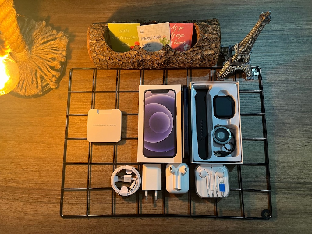 FULL AKSESUARLI İPHONE 12 MİNİ BLACK - 5