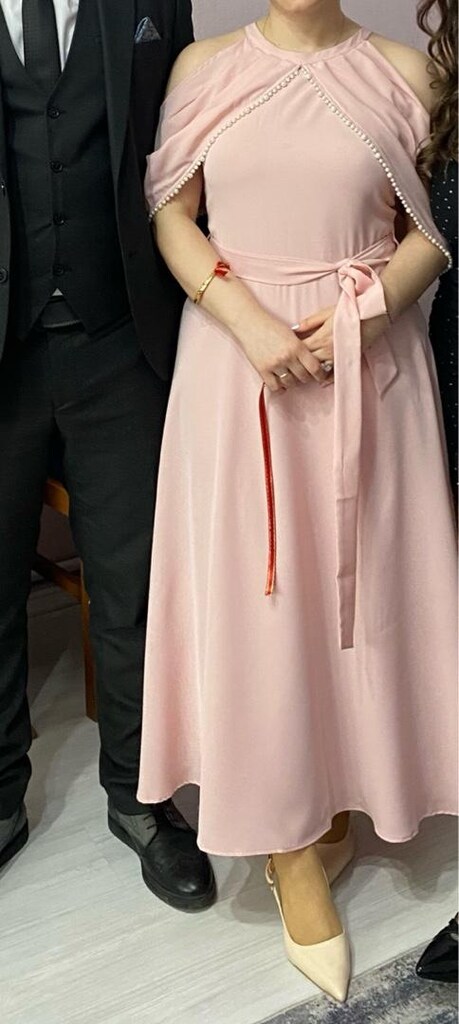 pembe elbise - 5