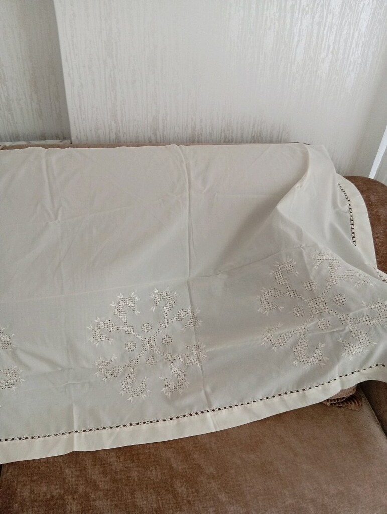 Antep işi yatak örtüsü takımı - 7