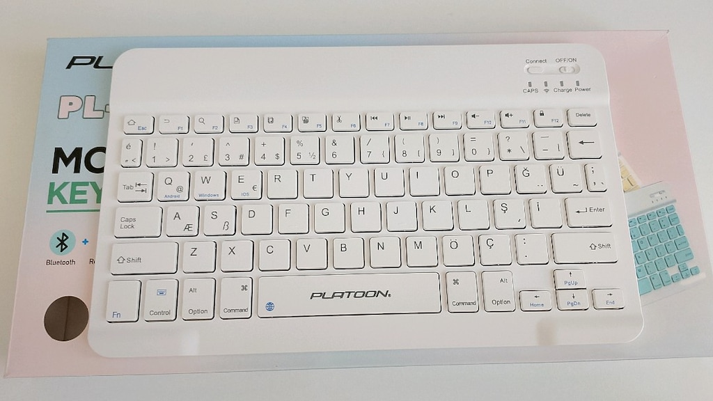Bluetooth Klavye Mouse Seti -Platoon PL-388 - 3