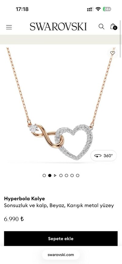 Swarovski kolye