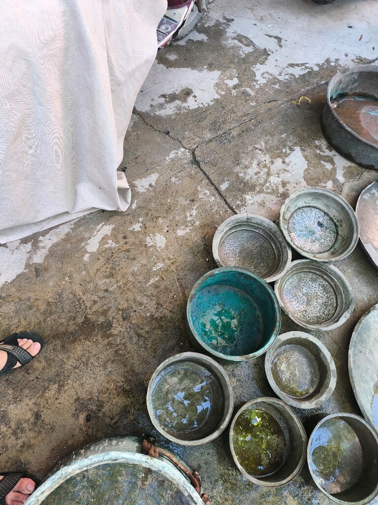 Bakır Tencere Süzgülü Kase - 3