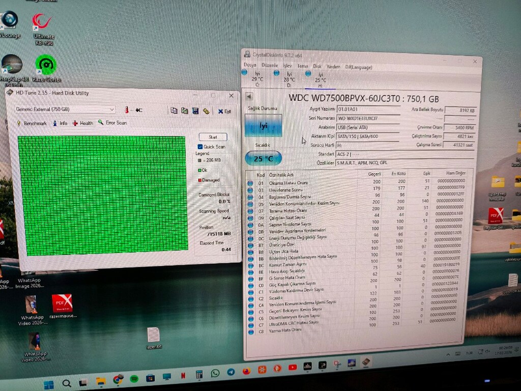 750 GB hard disk - 2