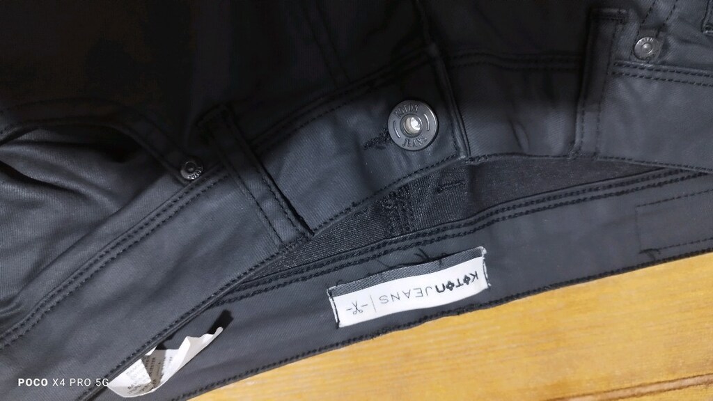 #Koton deri tipli kumaş  jeans pantolon..Mağazasında çok pahalıdır. - 3