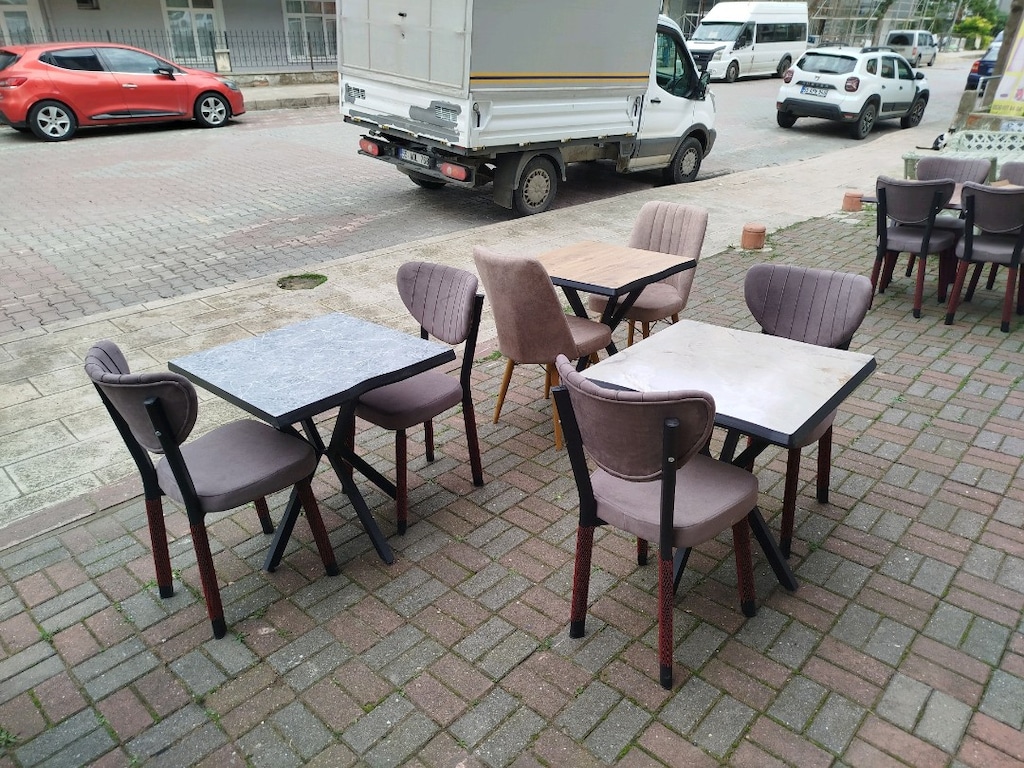 KAFE RESTORAN MASA SANDALYE TAKIMLARI SIFIR SUPER ÜRÜNLER - 4