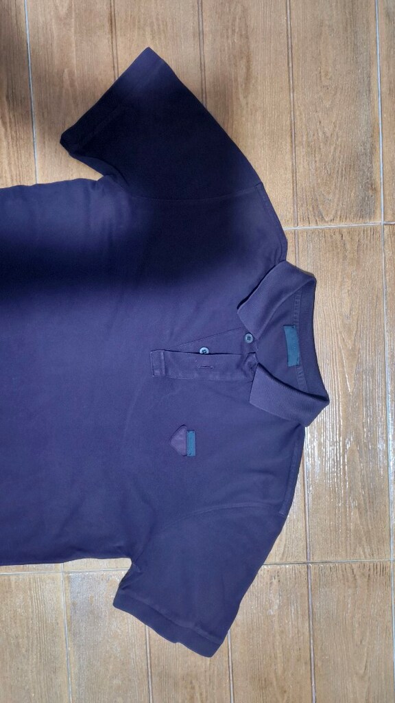 Prada mürdüm ya da vişne çürüğü rengi şık hafif likralı tshirt.. - 11