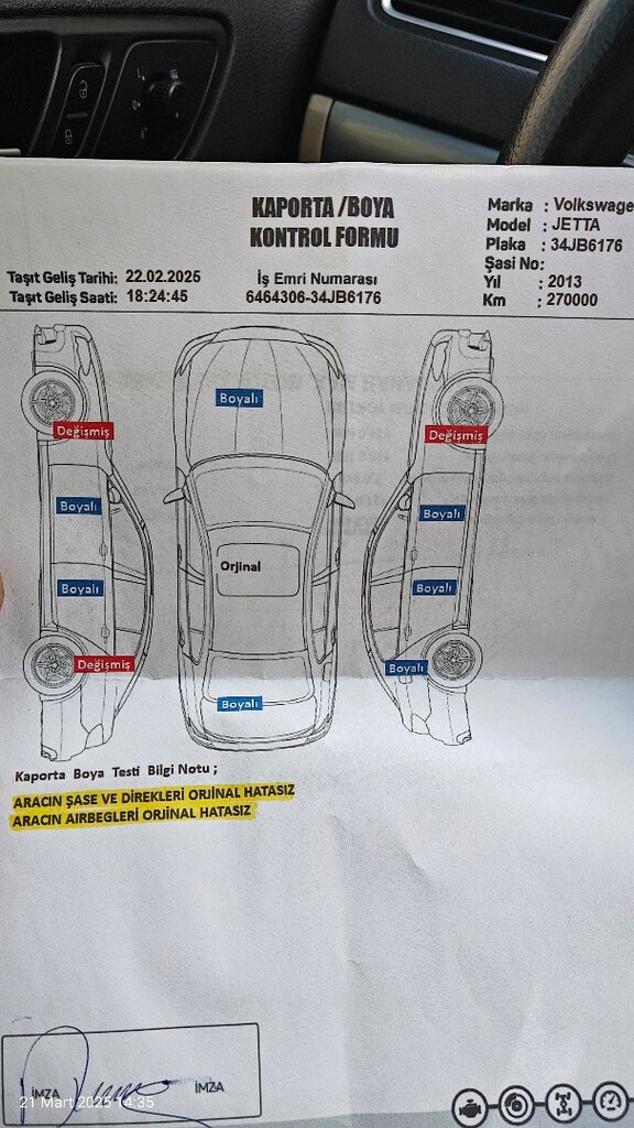 2013 Otomatik 1.6 TDI Volkswagen Jetta - 6