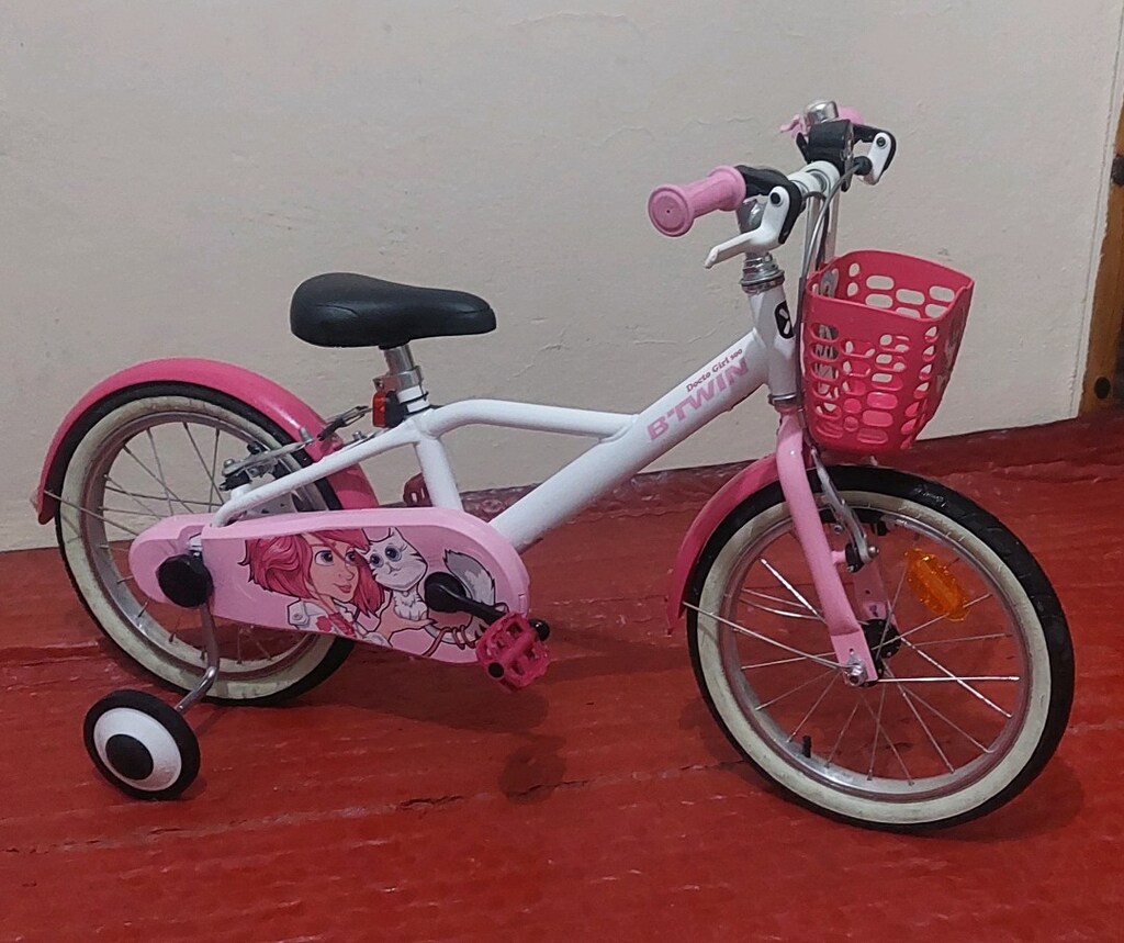 16 JANT DECATHLON BTWIN KIZ ÇOCUK BISIKLETI YENI GIBI - 6