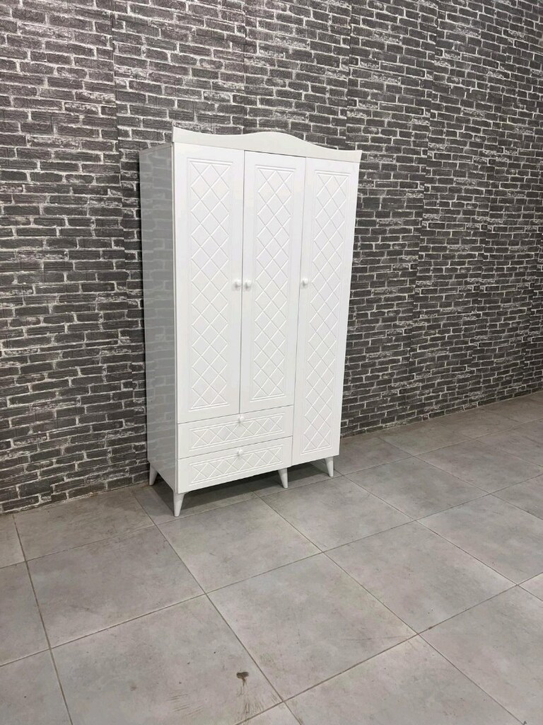 lake 3 kapaklı elbise dolabı MDF ürün - 2