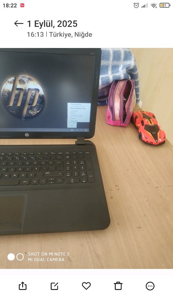 hp slım kasa Bluetooth özellikli 4 GB rem temiz laptop - 7