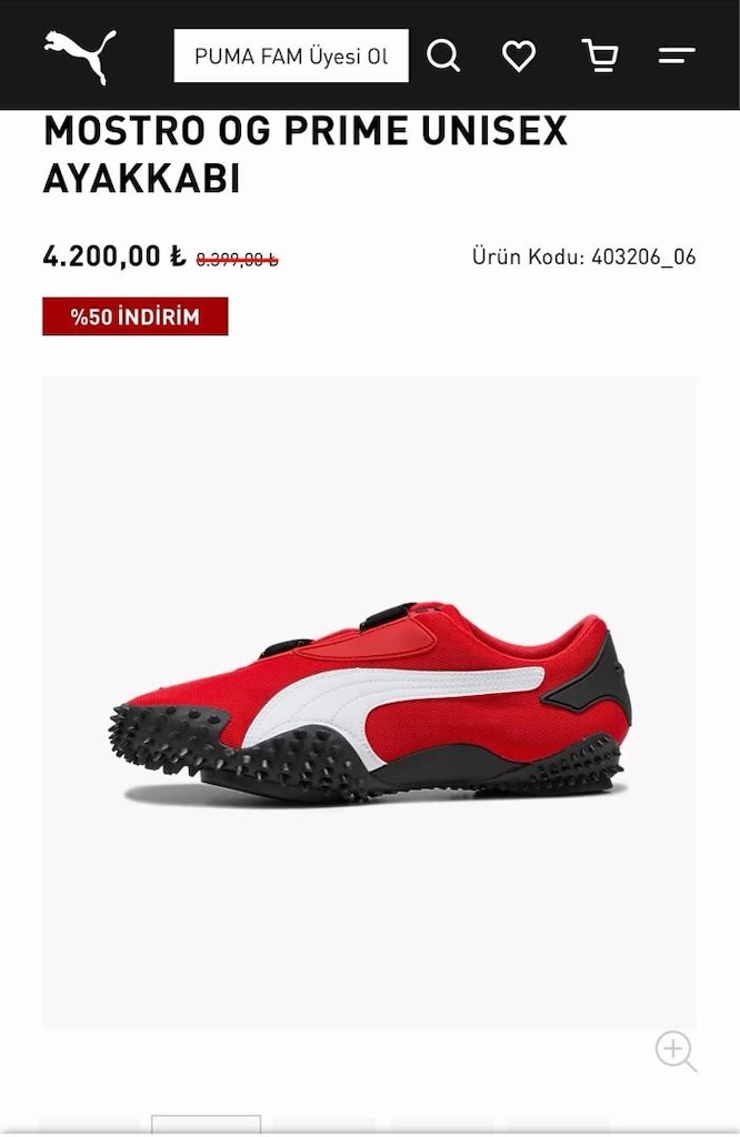 Orjinal Puma Spor Ayakkabı - 5