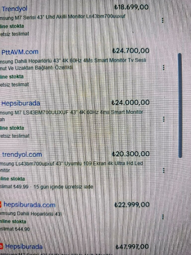 samsumg 4k uhd ultra hd akıllı smart monitör 43" inc USBC girişli beya - 9