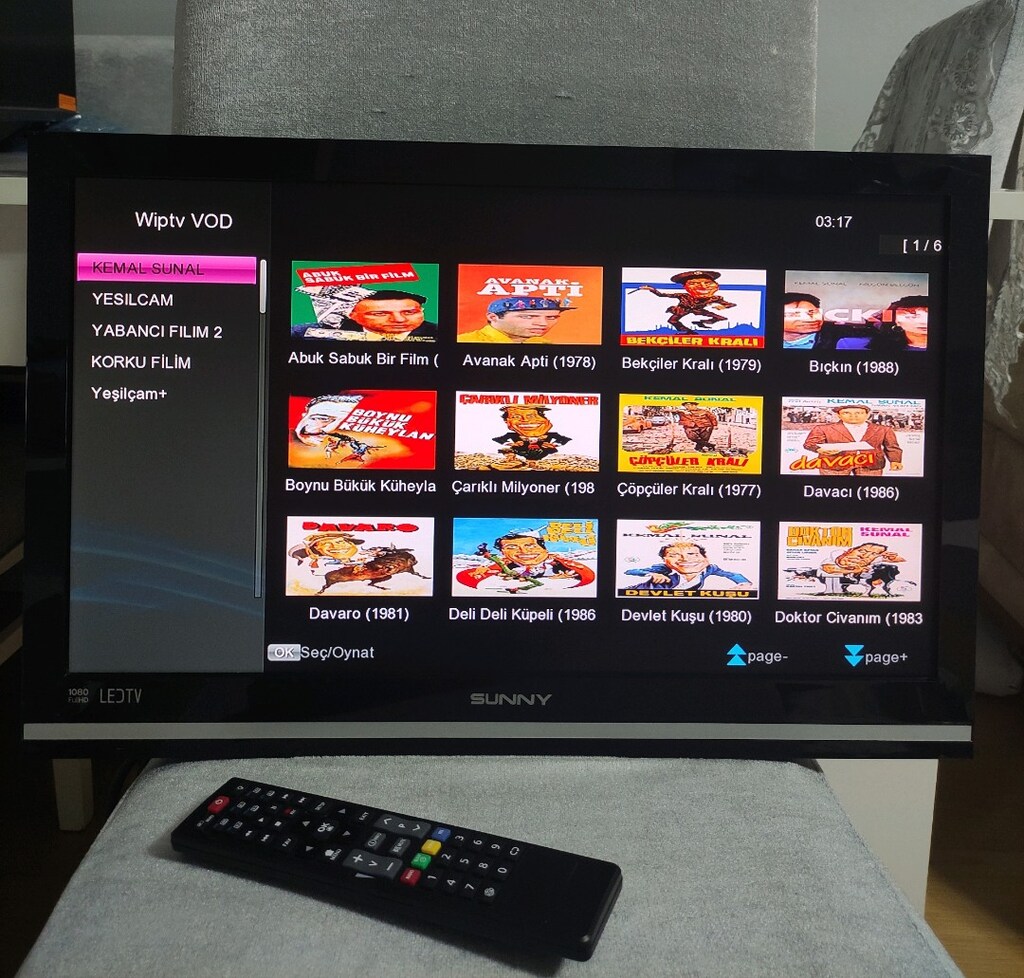 TV LED wifili HD uydu alıcısı askı aparatı ile birlikte - 2