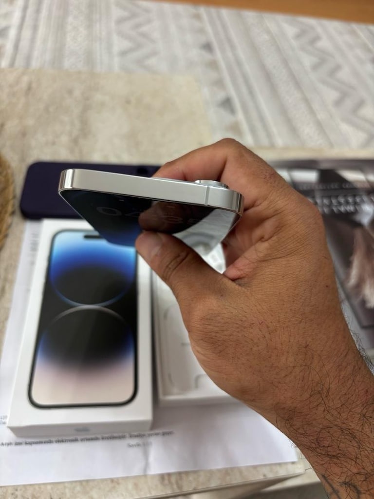 Yurtiçi sıfır gibi 14pro 128 gb kutu faturalı pil 85 hatasız - 4