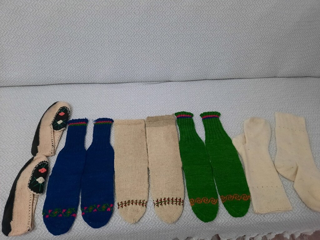 yün çoraplar nostalji - 5