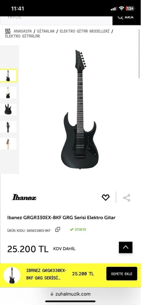 IBANEZ GRGR330EX-BKF + Blackstar IDCORE V3 - 8