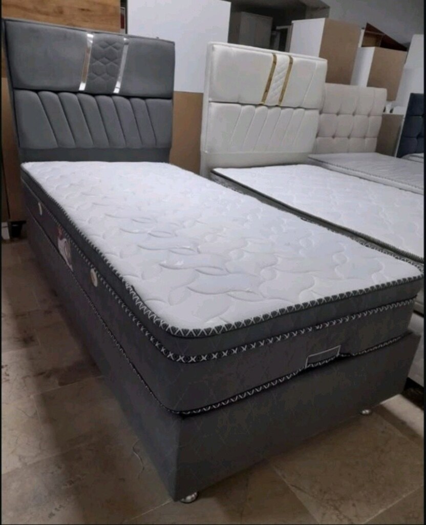 SIFIR TEK KİŞİLİK YENİ BAZA BAŞLIK YATAK ŞOK FİYAT - 11