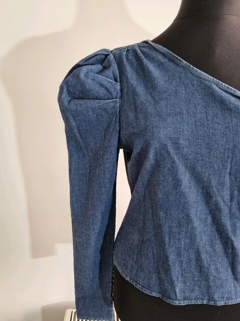 Mavi Marka Denim Tek omuz Bluz