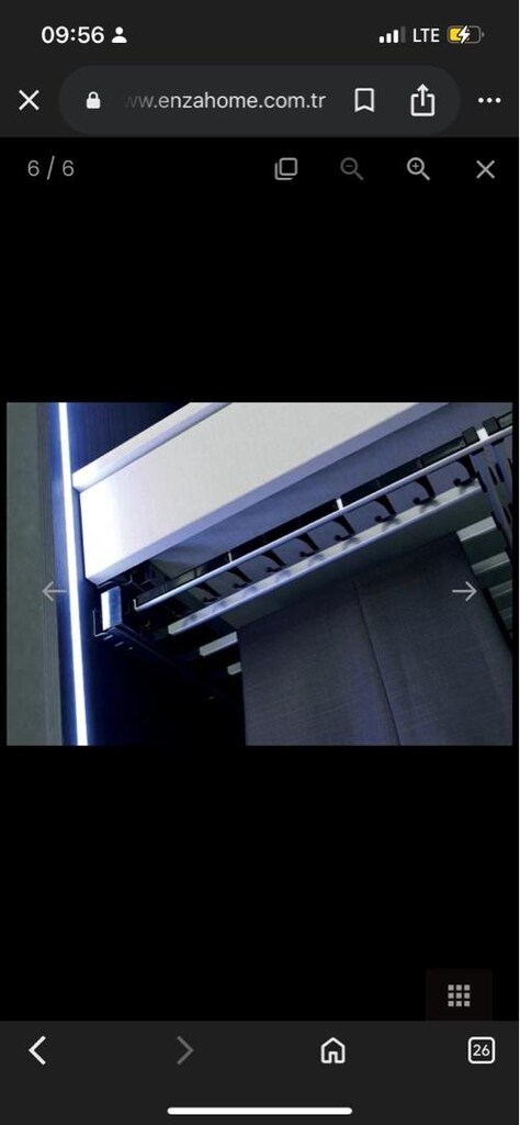 Enza Home kristal yatak odası gardrop - 4