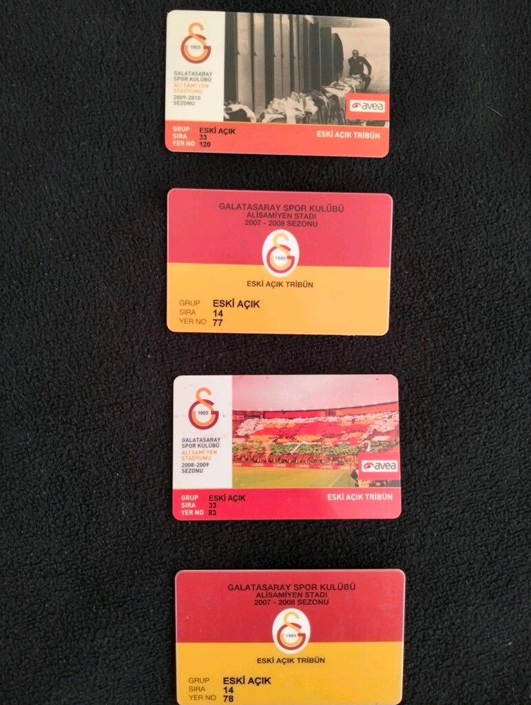 Galatasaray koleksiyonluk eski açık kombineleri - 5