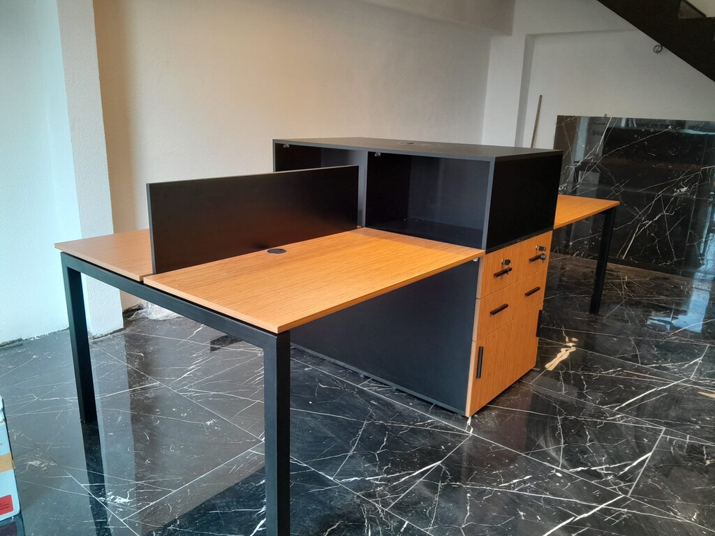 4'LÜ ÇAĞRI MERKEZİ MASASI / ETAJERLİ EKİP MASASI / MORE OFİS - 5