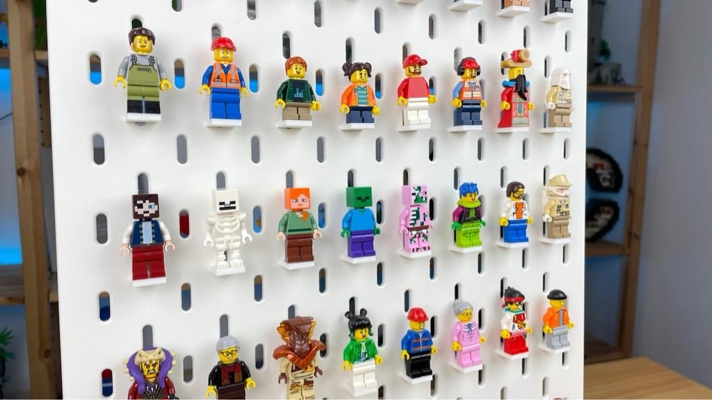 İkea Skadis Uyumlu Lego Minifigür Standı - 2