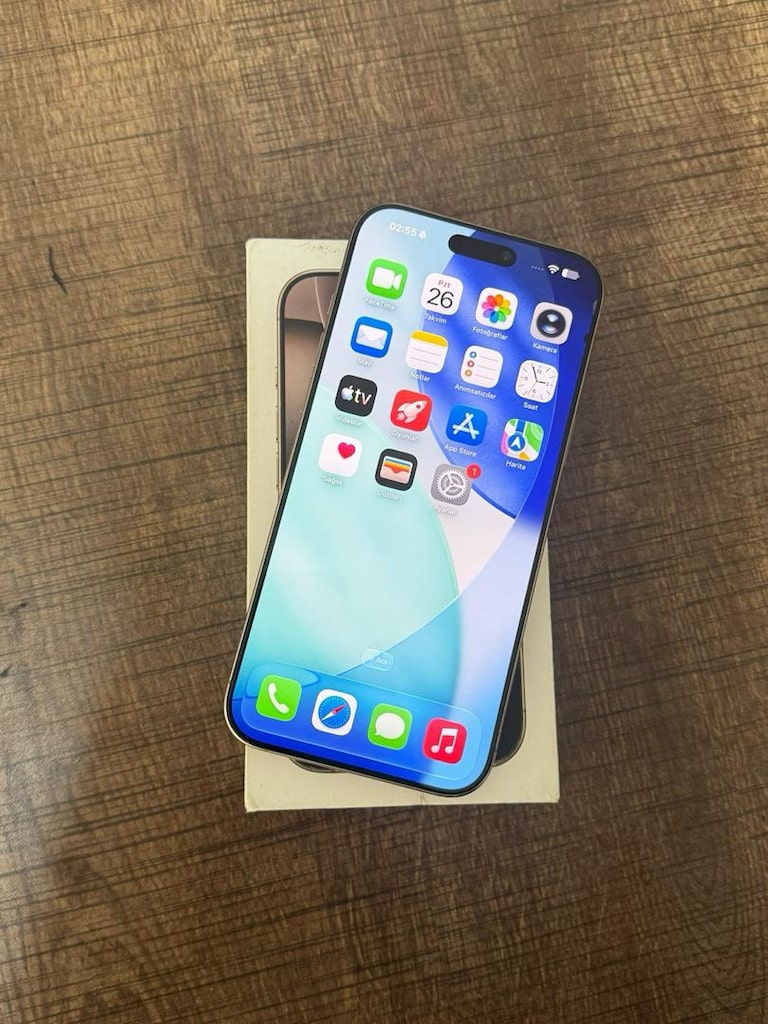 İPHONE 16 PRO MAX 256GB ÇÖL TİTANYUM PİL SAĞLIĞI 93 YD - 5