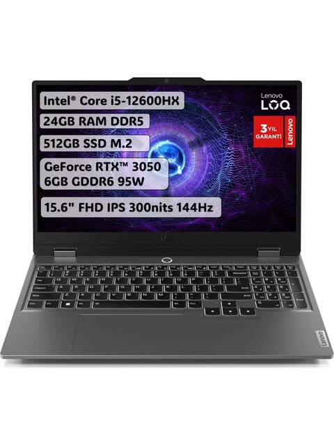 Lenovo LOQ rtx 3050, 24GB RAM gaming laptop