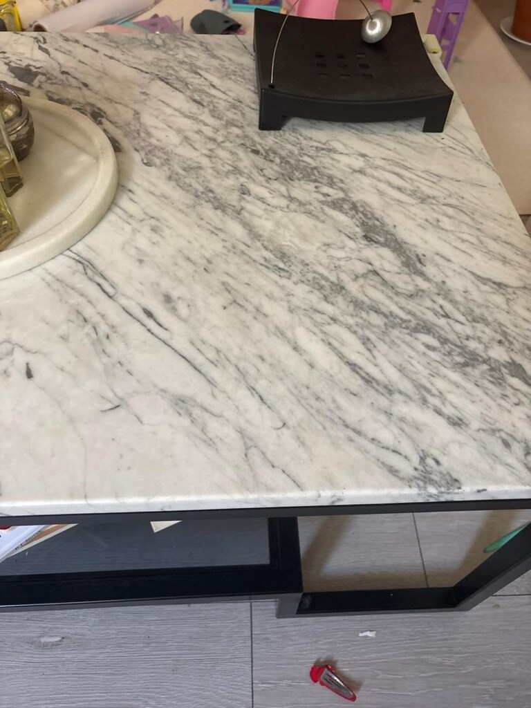Özel Üretim Arabescato Corchia Mermer Orta Sehpa 120x80 - 4