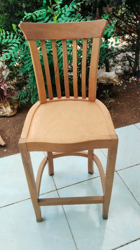 2 adet ahşap sandalye - 2