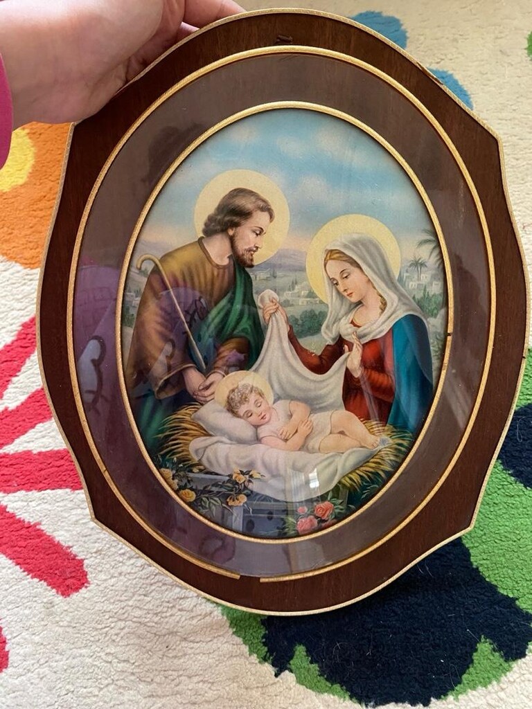 meryem ana saint joseph ve mesih isa tablo - 7