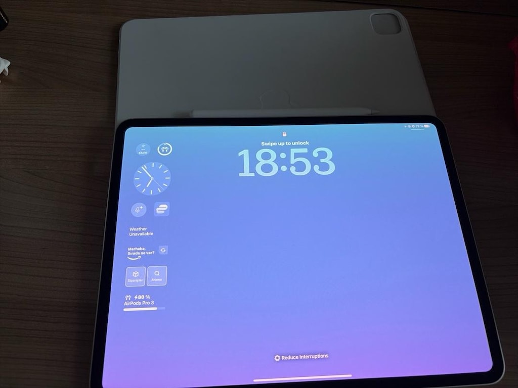 APPLE IPAD PRO M5 13 İNÇ 256GB Gümüş + APPLE PENCIL PRO+ORJINAL KILIF