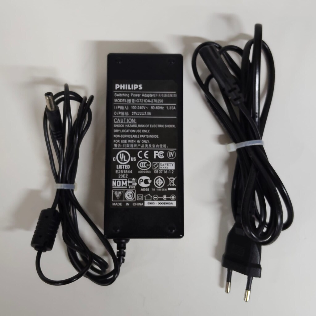 PHILIPS G721DA-270250 27V 2.5A 67.5W soundbar- sabwoofer adaptörü - 4