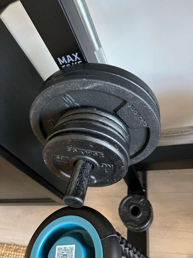 DÖKÜM AĞIRLIK SETİ (68 kg) + kondisyon bisikleti+ barfiks barı - 9
