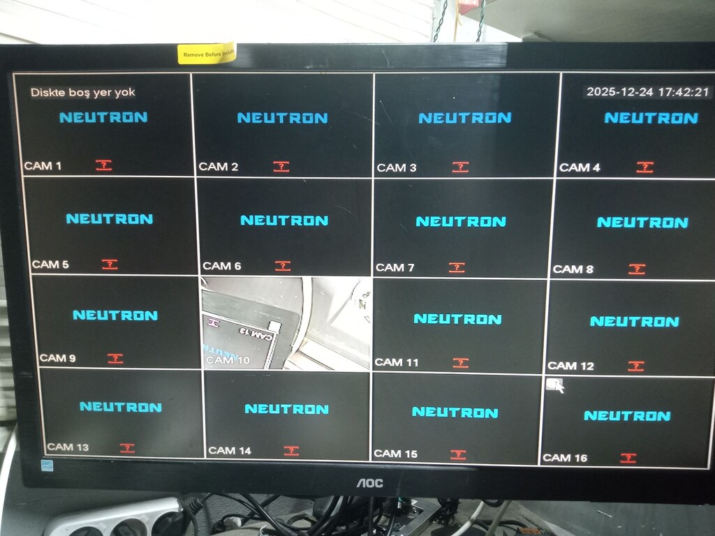 Neutron 16 kamera + 4 ses girişli KAYIT CİHAZI