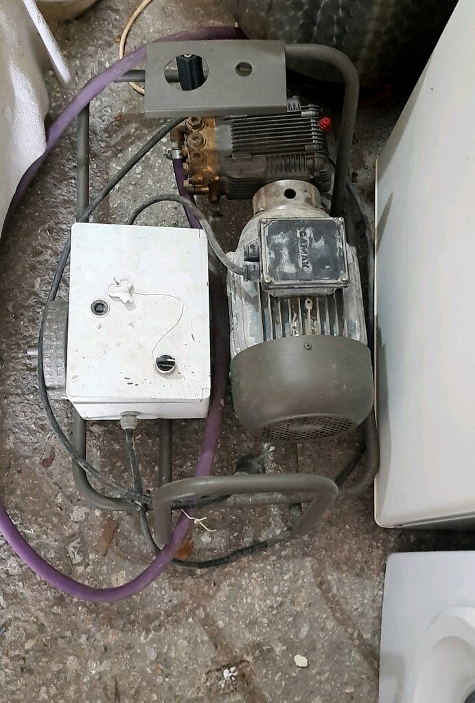 200 bar yıkama makinesi motor yanık