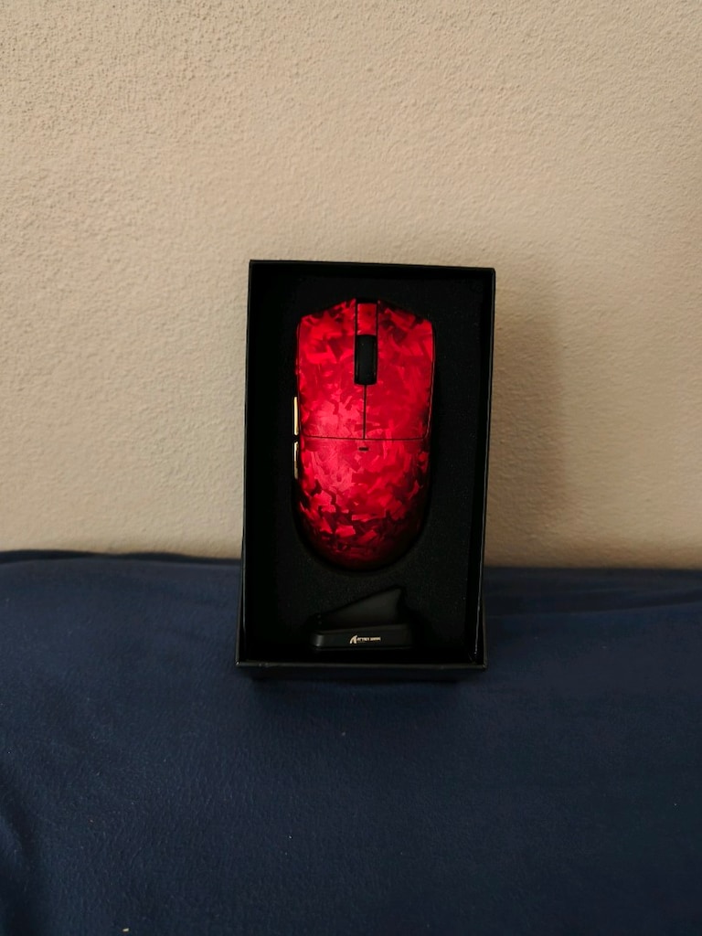Attack Shark X11 Ultra Kırmızı Karbon (PAW3950MAX - 8K Dongle - Full K - 2