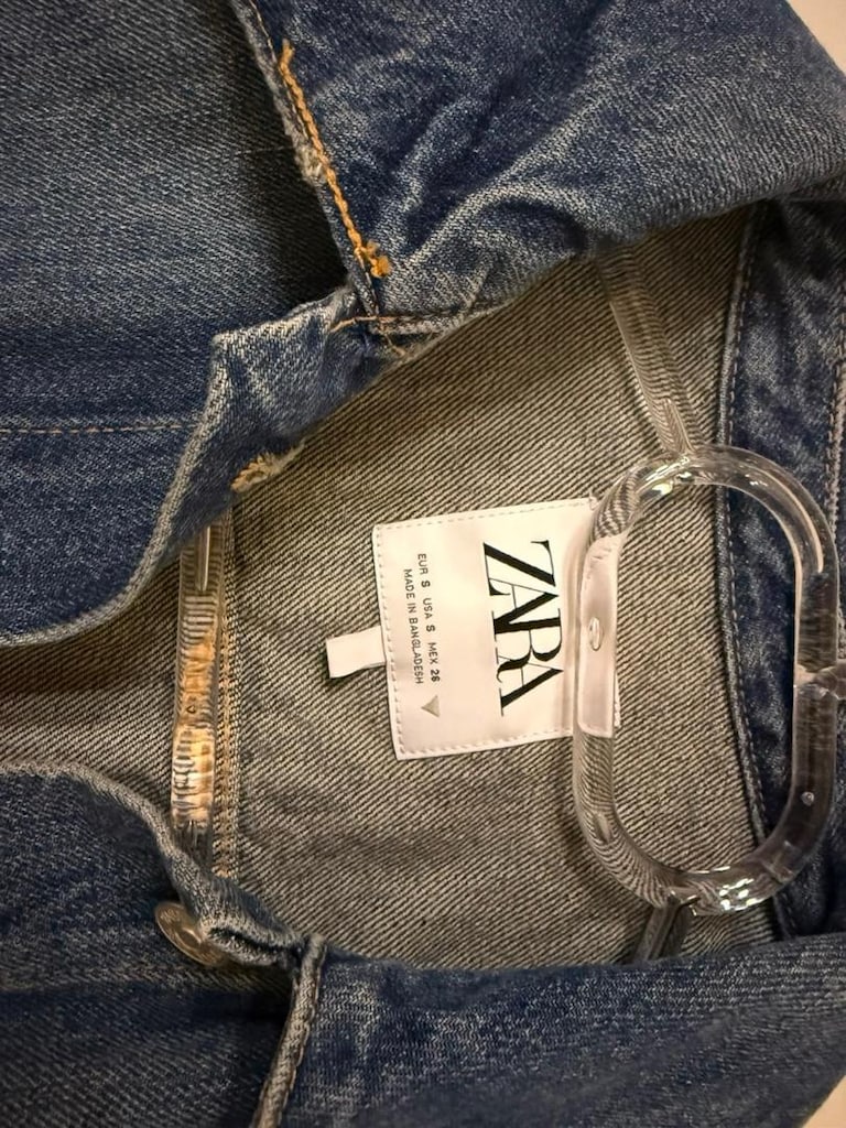 Zara Mavi Denim Kot Ceket - 2