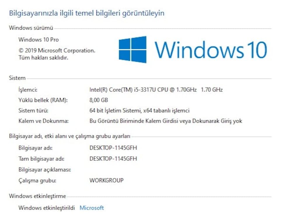 Oyuncu Pırıl Pırıl HP i5 Nvidia - Sıfır Pil - 8gb RAM - SSD Turbodisk - 6