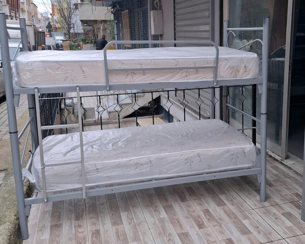 İKİ KATLI AYRILABİLİR GRI RANZA TÜM İSTANBUL UCRETSİZ TESLİMAT - 6