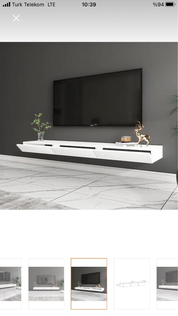 Avalon duvara monte tv sehpası - 3
