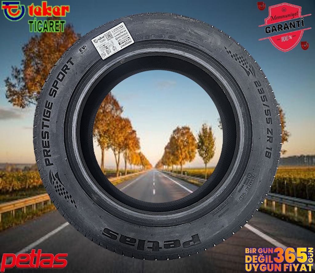 235 55 18 PETLAS PRİMECOMFORT #MEVSLİMLİK LASTİK# TEKER TİCARET ÜT2026 - 2