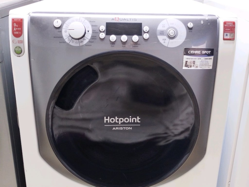 AQUALTİS 9 KG ÇAMAŞIR MAKİNESİ İZMİR İÇİ 3 AY GARANTİMİZ VARDIR - 2
