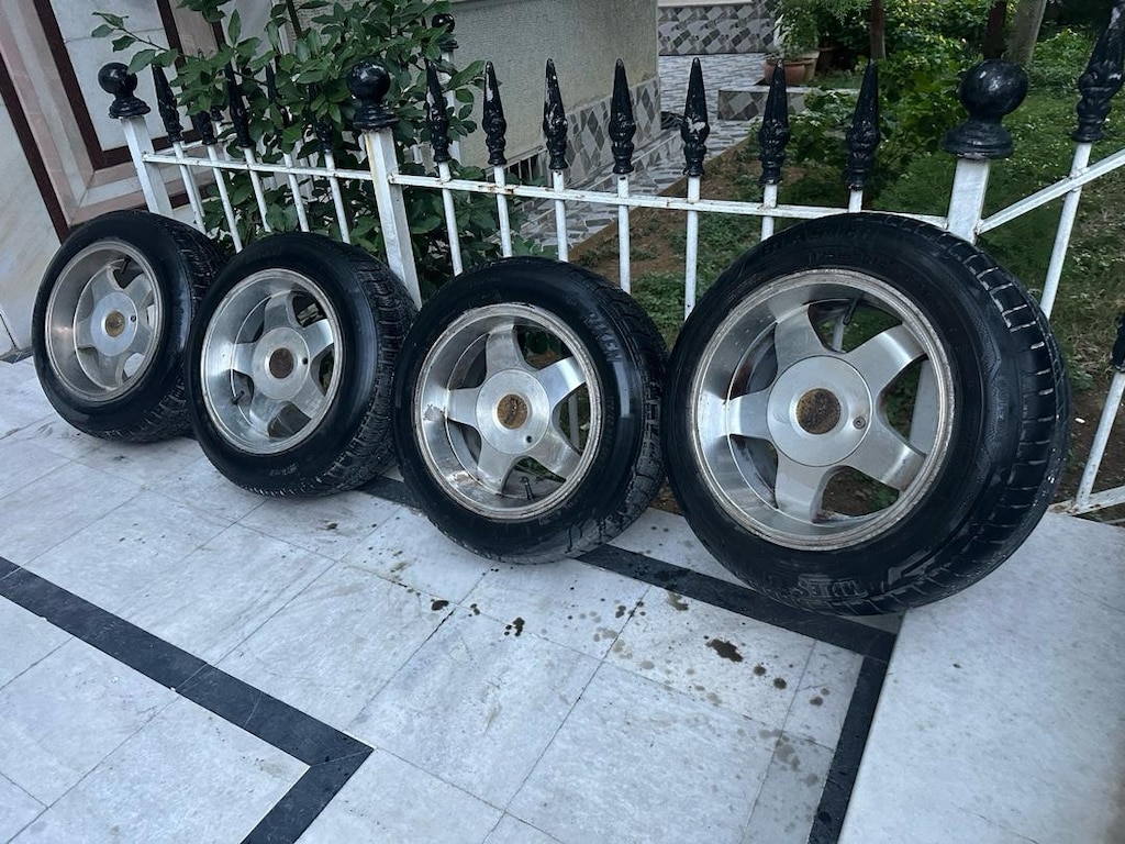 Spor DRB Çelikjant lastik takımı 3.Riken lastik 1.Adet Milestone 5x100 - 10