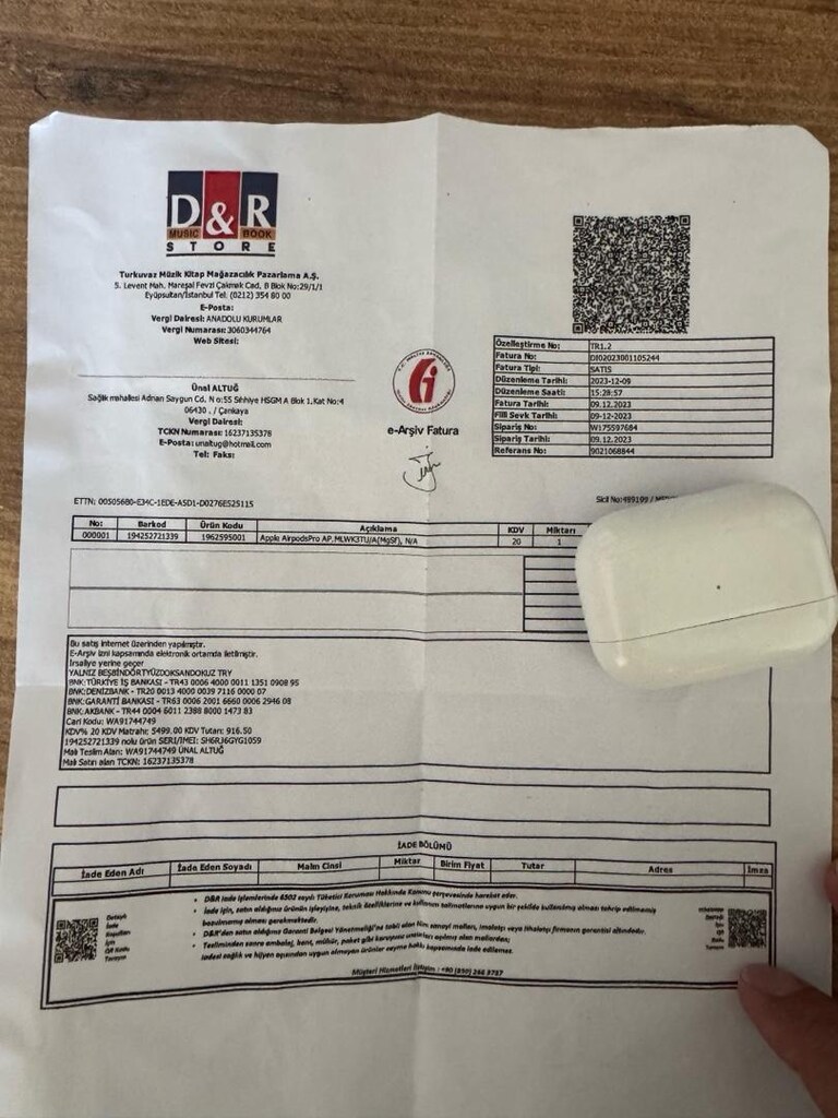Airpod Pro 2. nesil Orjinal Faturalı - 4